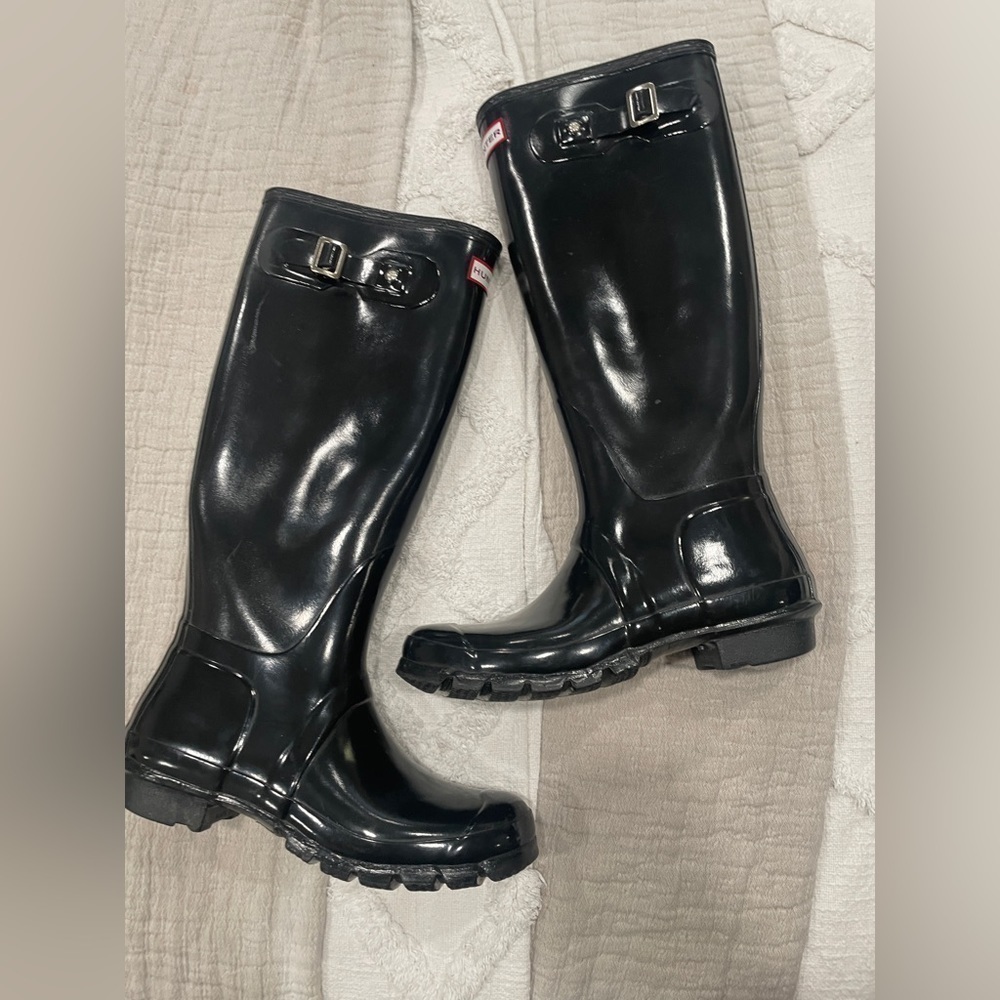 Tall original gloss hunter boots‎ rain boots